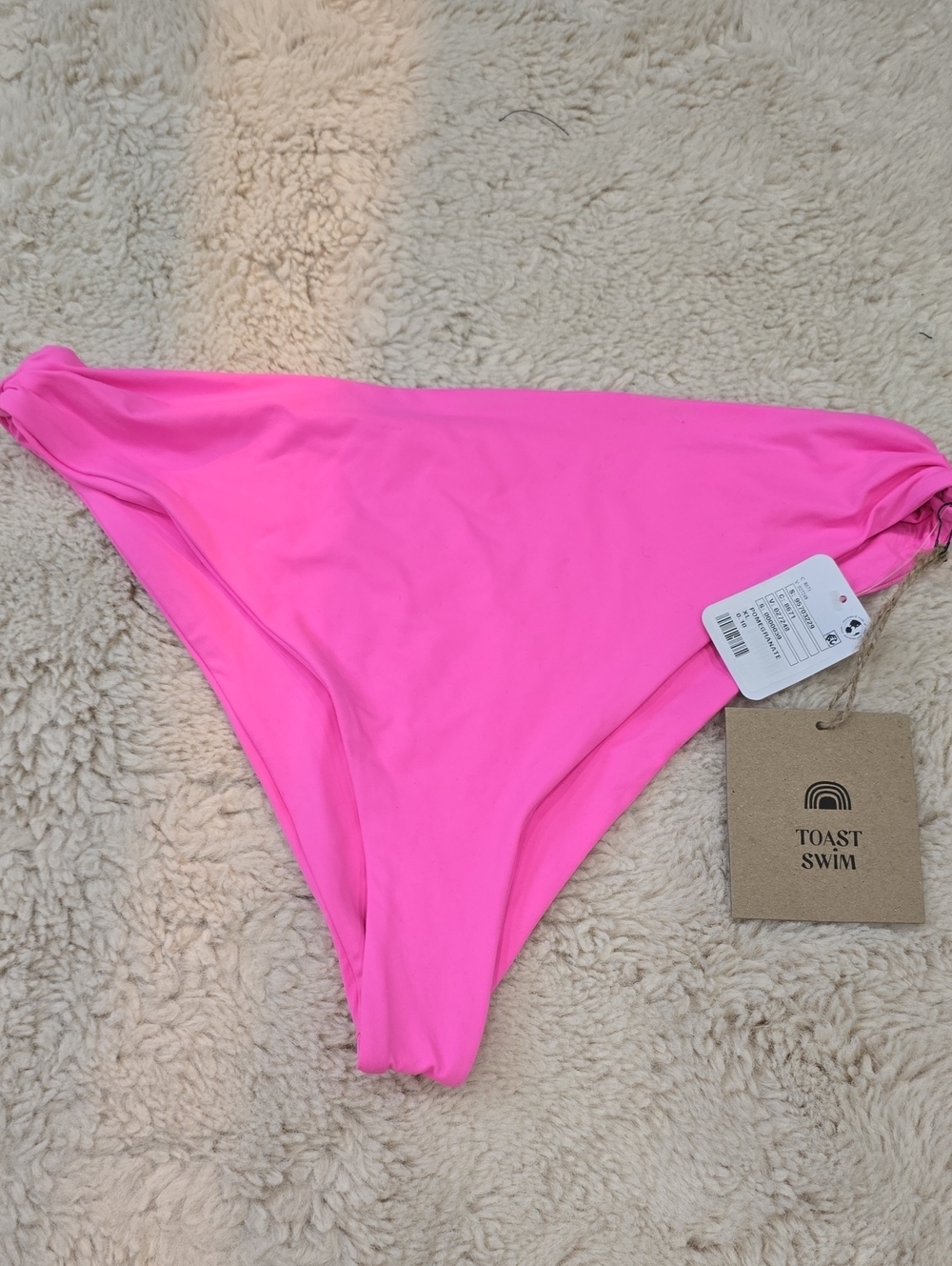 Women's Neon Pink Bikini Bottom